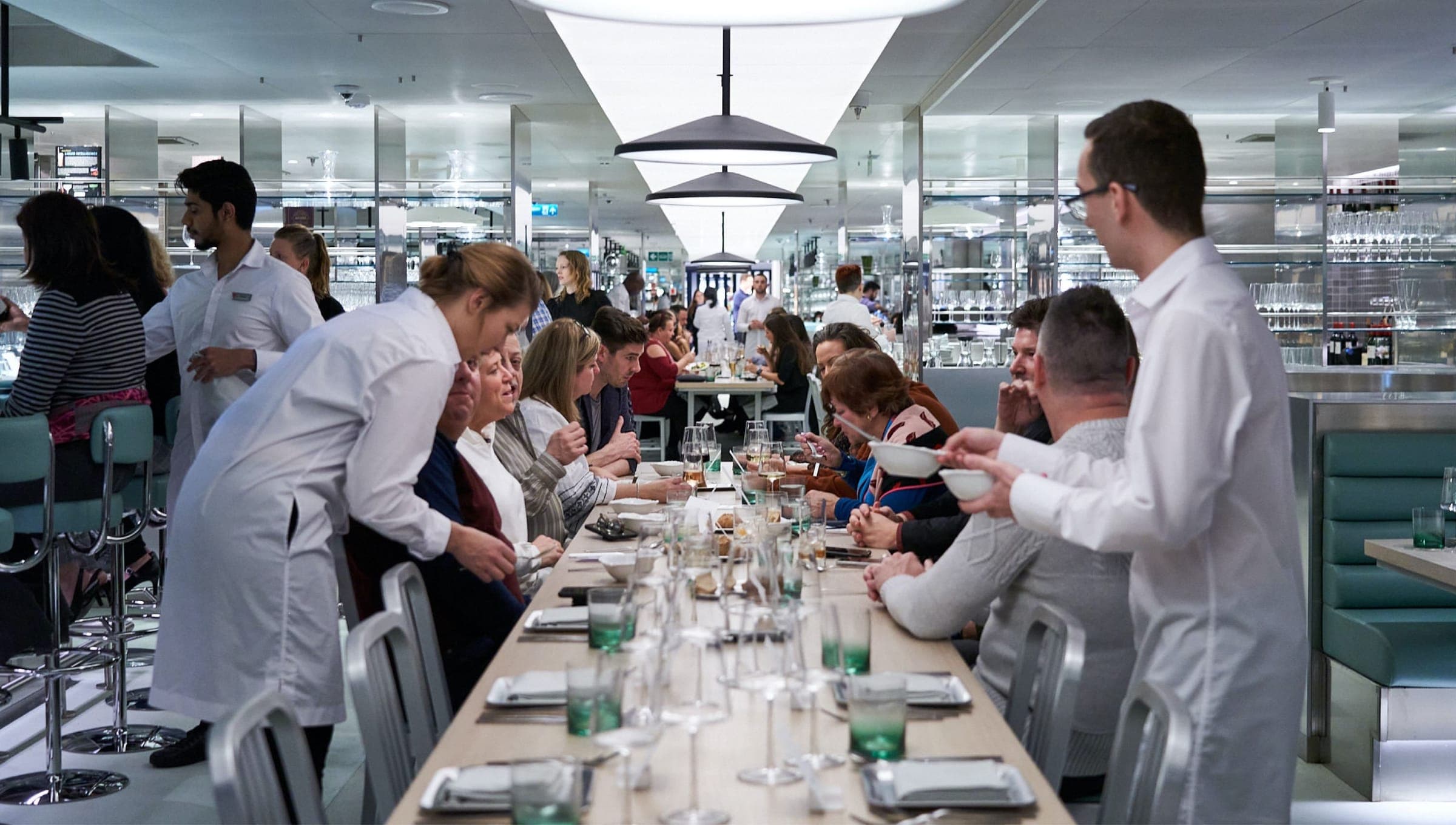 The Test Kitchen restaurant on Virgin Voyages