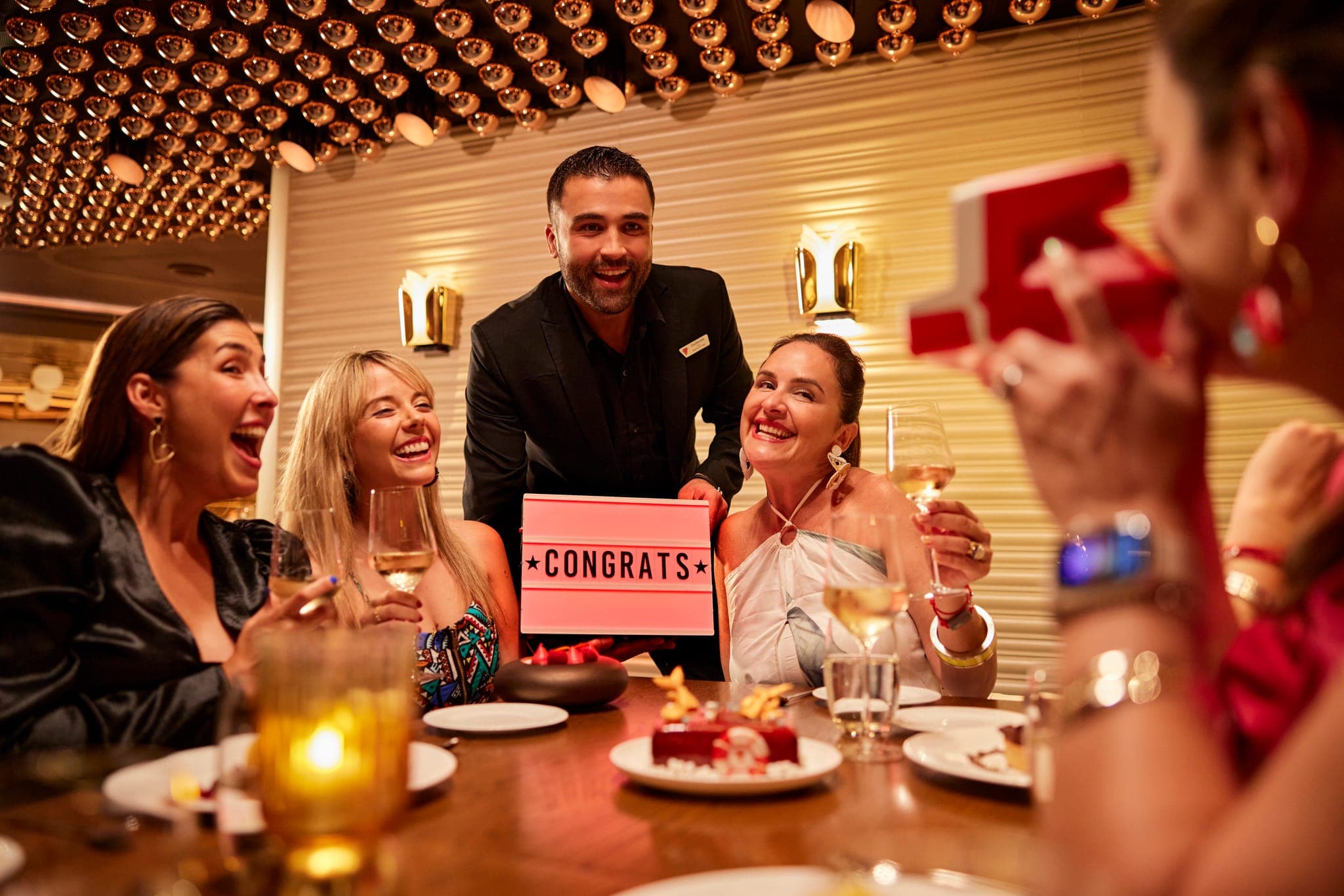 The Wake restaurant on Virgin Voyages